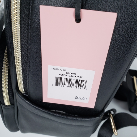 Juicy Couture Licorice Heritage Mini Backpack Crown Heart Logo main image 10